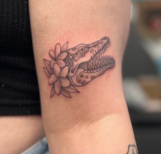 Fresh tattoo by Mia More at Southernmost Tattoo, top-rated shop in Key West