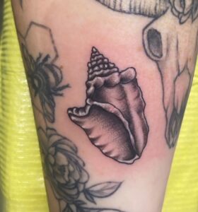 Marissa Olney Tattooing At Southernmost Tattoo, A Well-known Key West Tattoo Studio
