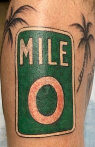 Mile Zero Tattoo