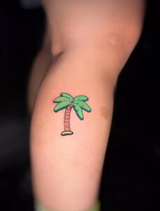 Palm Tree Tattoo