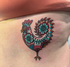 A Tattoo On His Arm