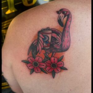 Southernmost Tattoo Flamingo Tattoo